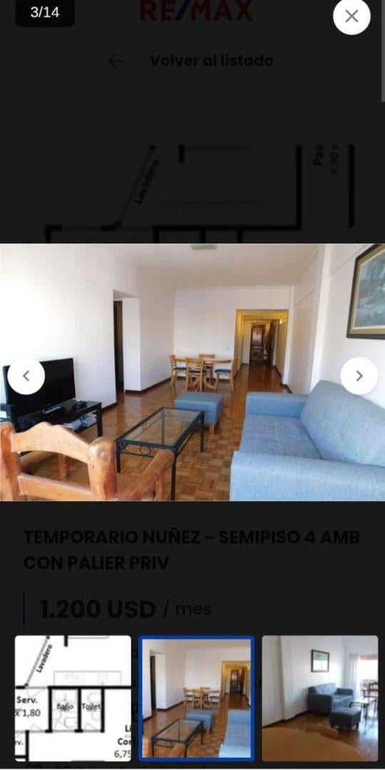Nuñez- 11 de Septiembre 3500 - Precioso 4 ambientes !!!