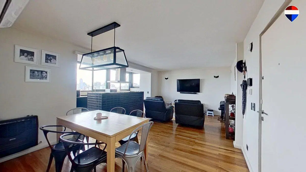 Vende 2 ambientes con balcon terraza en Palermo 4