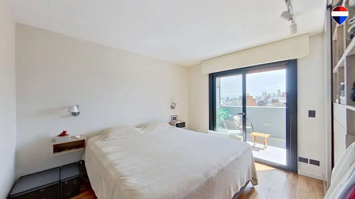 Vende 2 ambientes con balcon terraza en Palermo 2