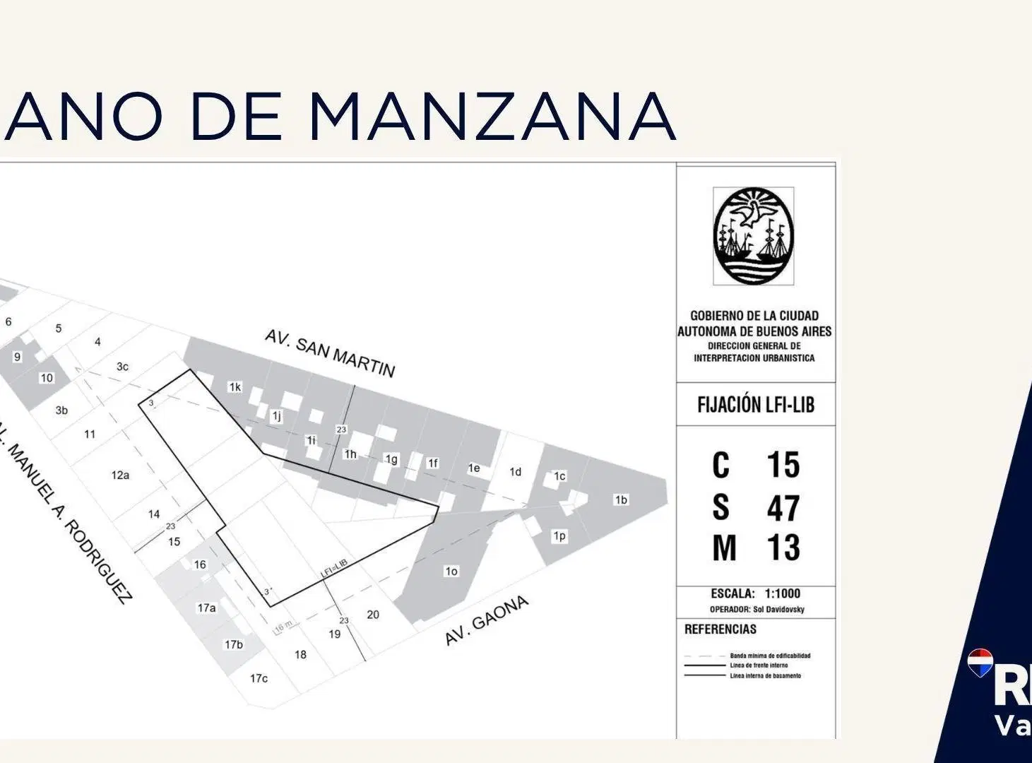 Terreno 250m2 U83 US4 2