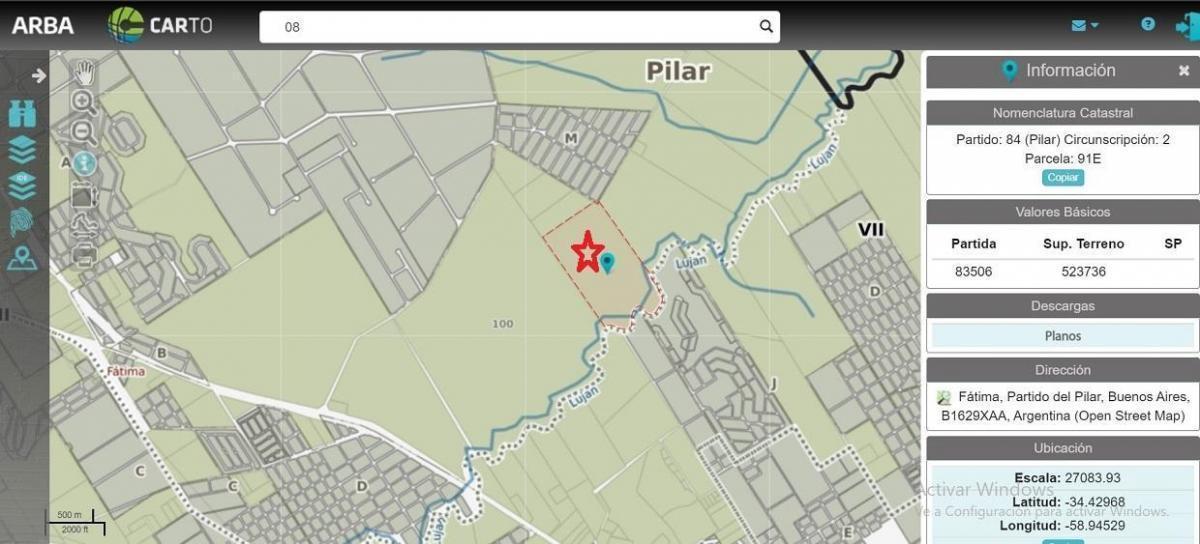 Foto de Terreno en venta - 52 h. Pilar km 56, a 2km de Panamericana- Laguna, imagen 5