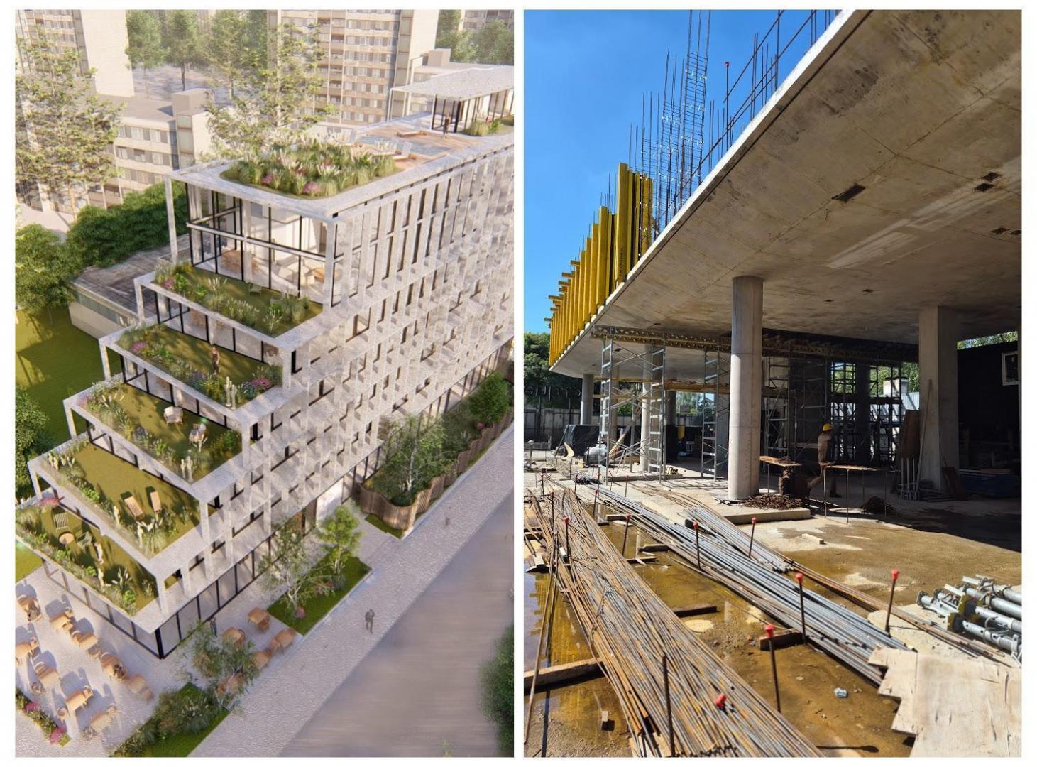 Foto de Monoambiente con semipiso - En construccion - Vicente Lopez - Edificio, imagen 5