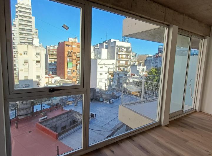 Monoambiente en L a estrenar. Edificio con SUM, Cowork, Terraza. 3