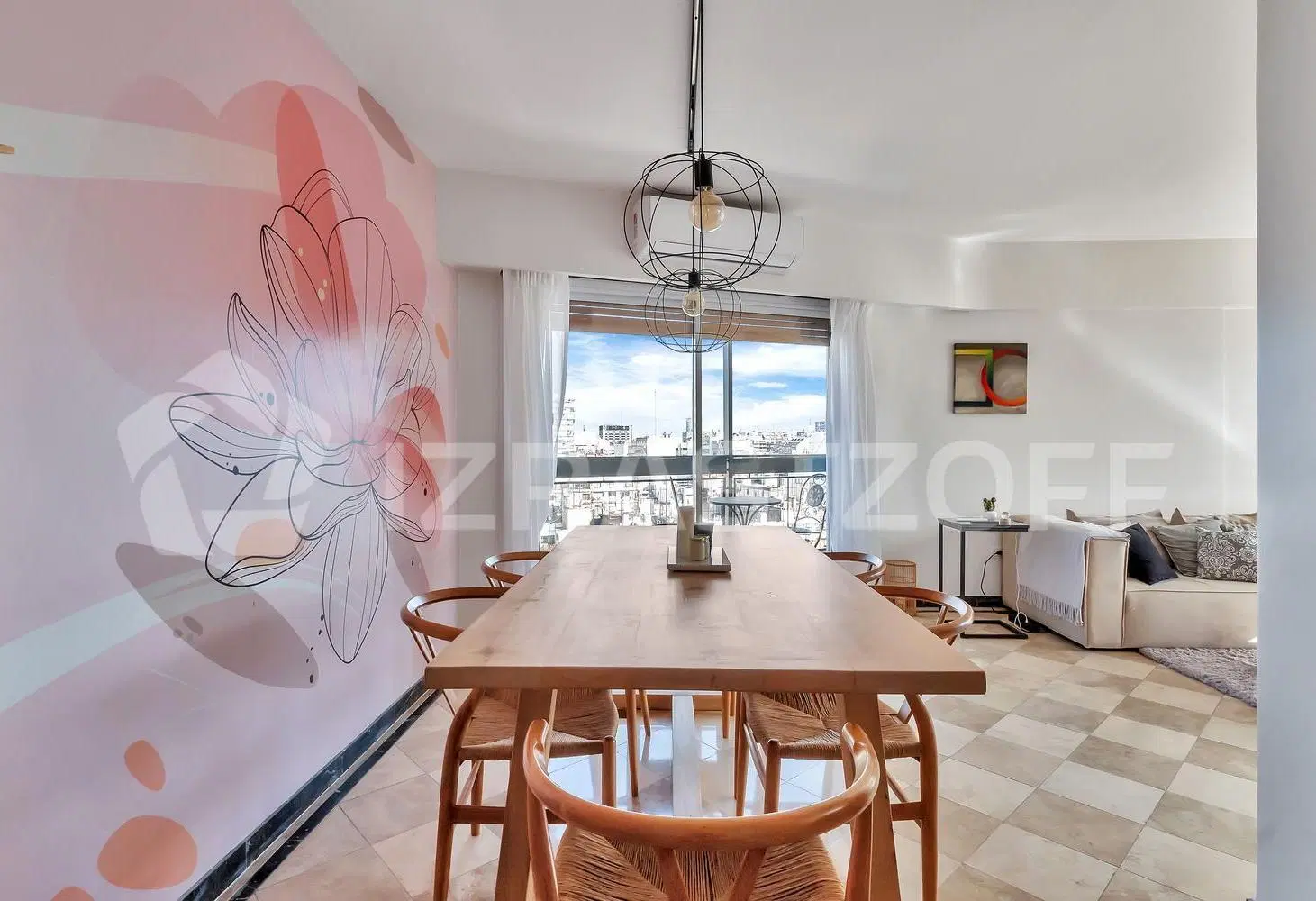 Departamento en venta en Arroyo al 800, esquina Suipacha. 4 ambientes, cochera, piso muy alto 3