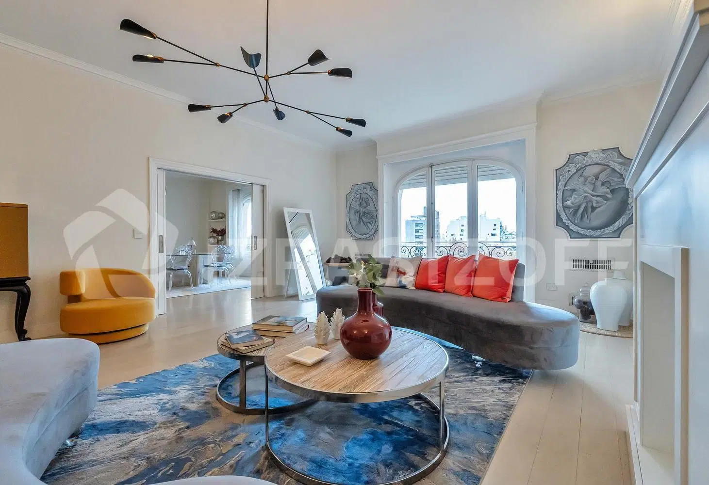 Departamento en venta en Recoleta de 4 domitorios vista Plaza Francia 4
