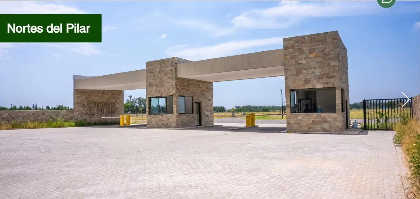 Terreno en venta 600m2  Nortes del Pilar 2