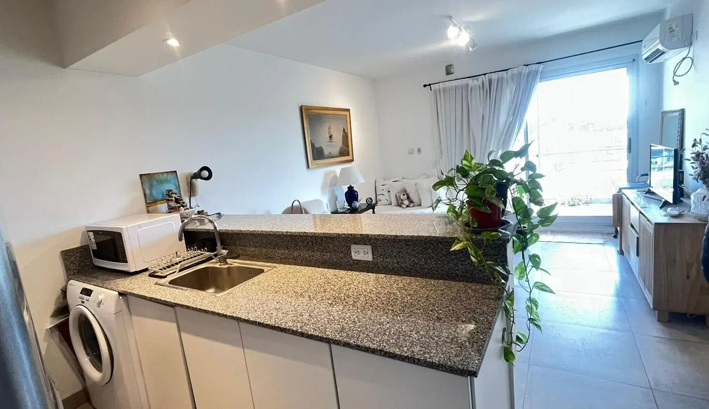 Departamento en Venta 2 Ambientes con balcón y laguna 3