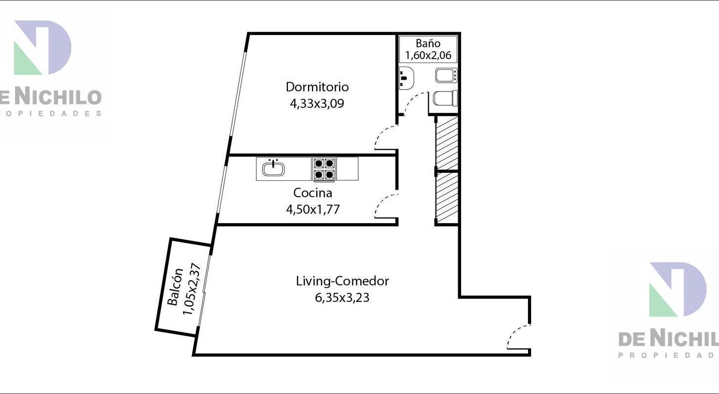 Foto de Venta Departamento 2 amb San Cristobal, imagen 5