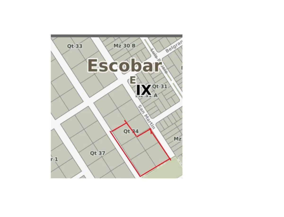 LOTE FRACCION EN VENTA EN GARIN - ZONA BOSQUE CHICO 2