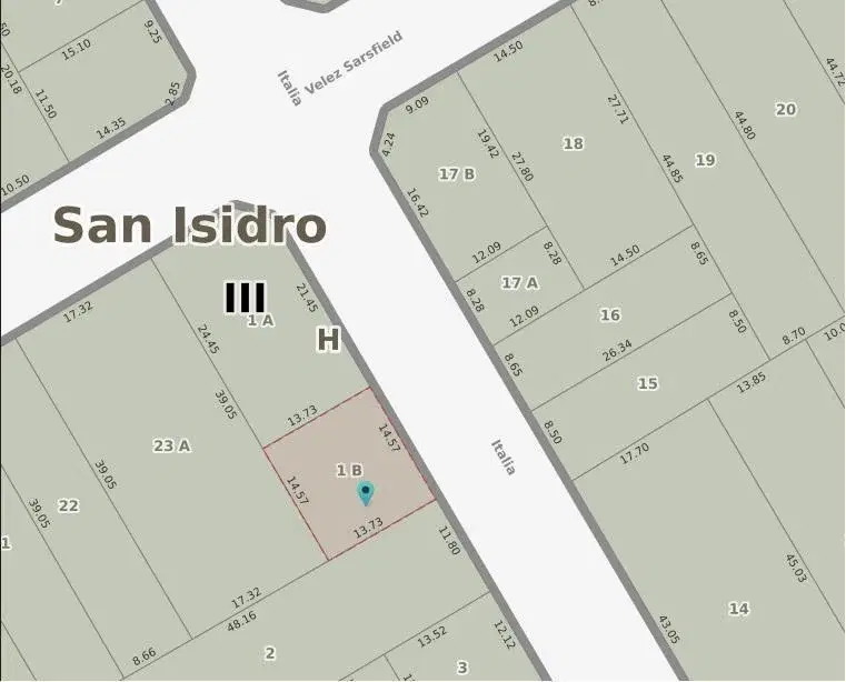 Terreno 200m² en Martínez a dos cuadras de Av. Santa Fe 1