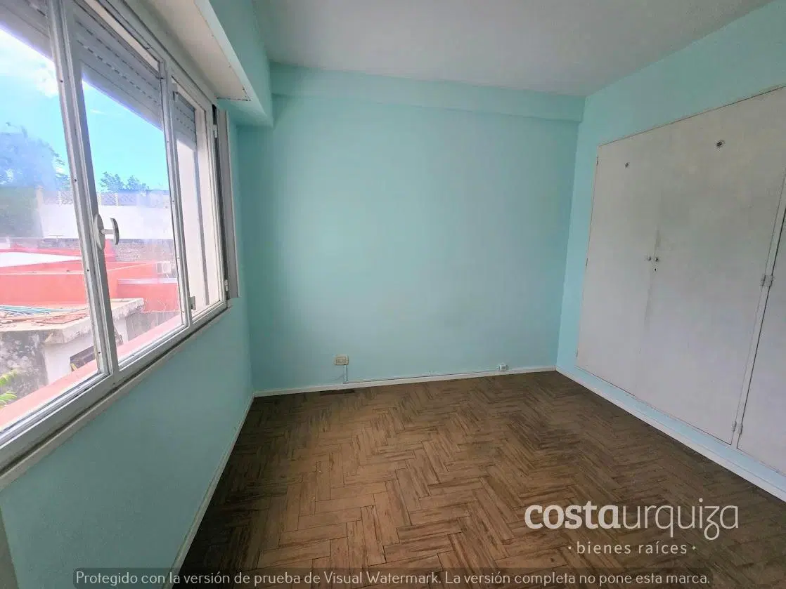Departamento dos ambientes en Villa Martelli frente a la estación con parrilla en terraza común. 1