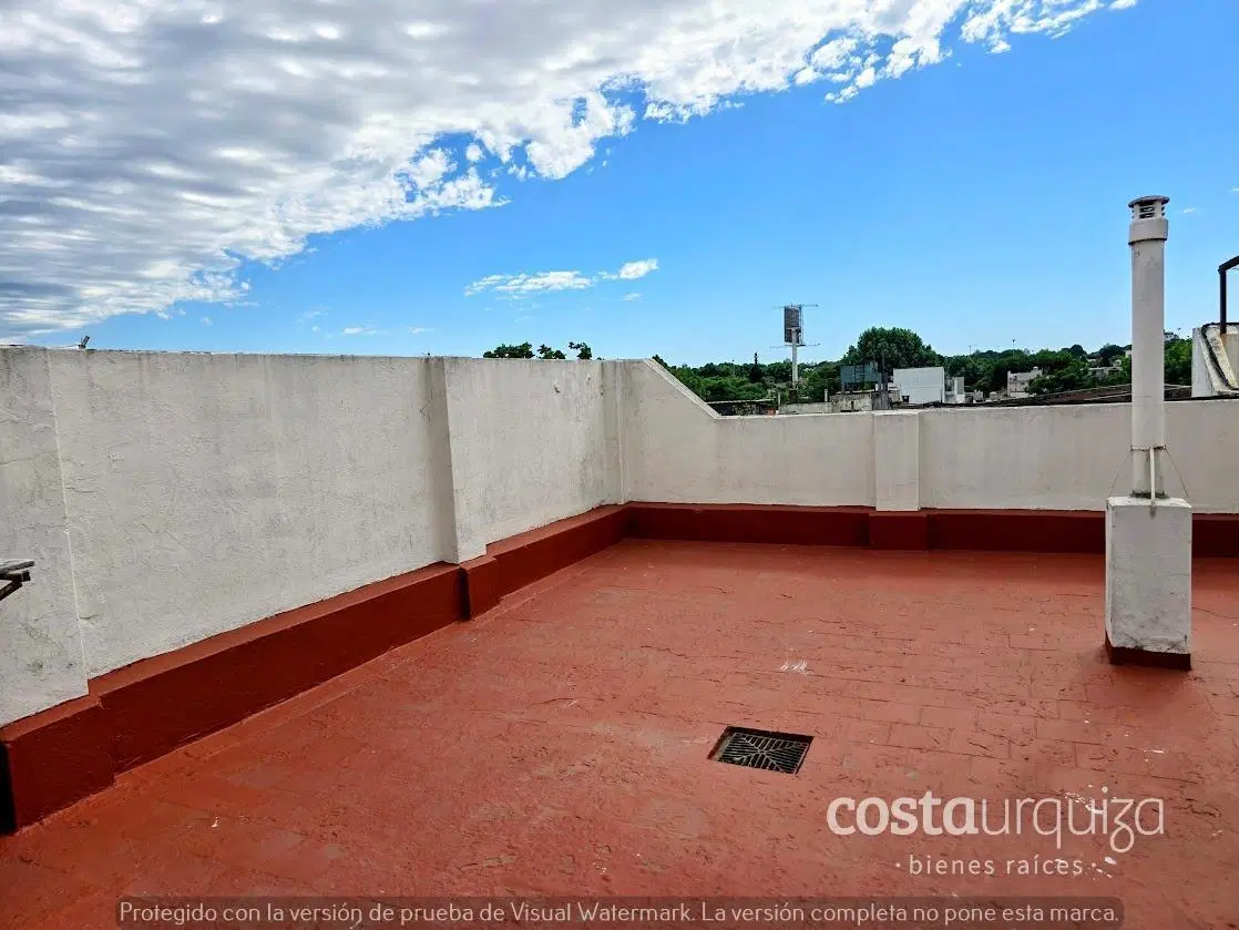 Departamento dos ambientes en Villa Martelli frente a la estación con parrilla en terraza común. 3
