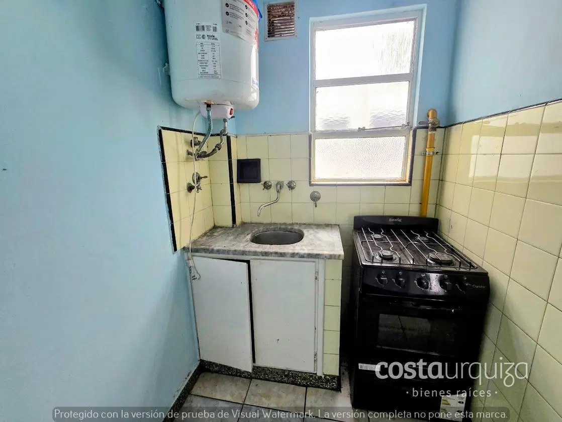Departamento dos ambientes en Villa Martelli frente a la estación con parrilla en terraza común. 5