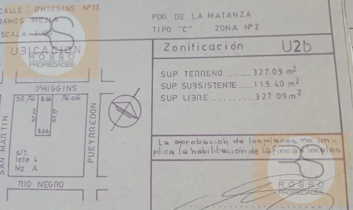 Terreno en Venta - Ramos Mejía 1