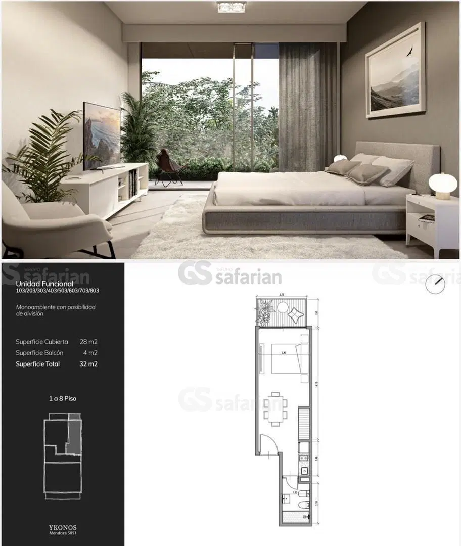 Departamento Monoambiente  en Venta en Villa Urquiza R, Capital Federal, Buenos Aires 2