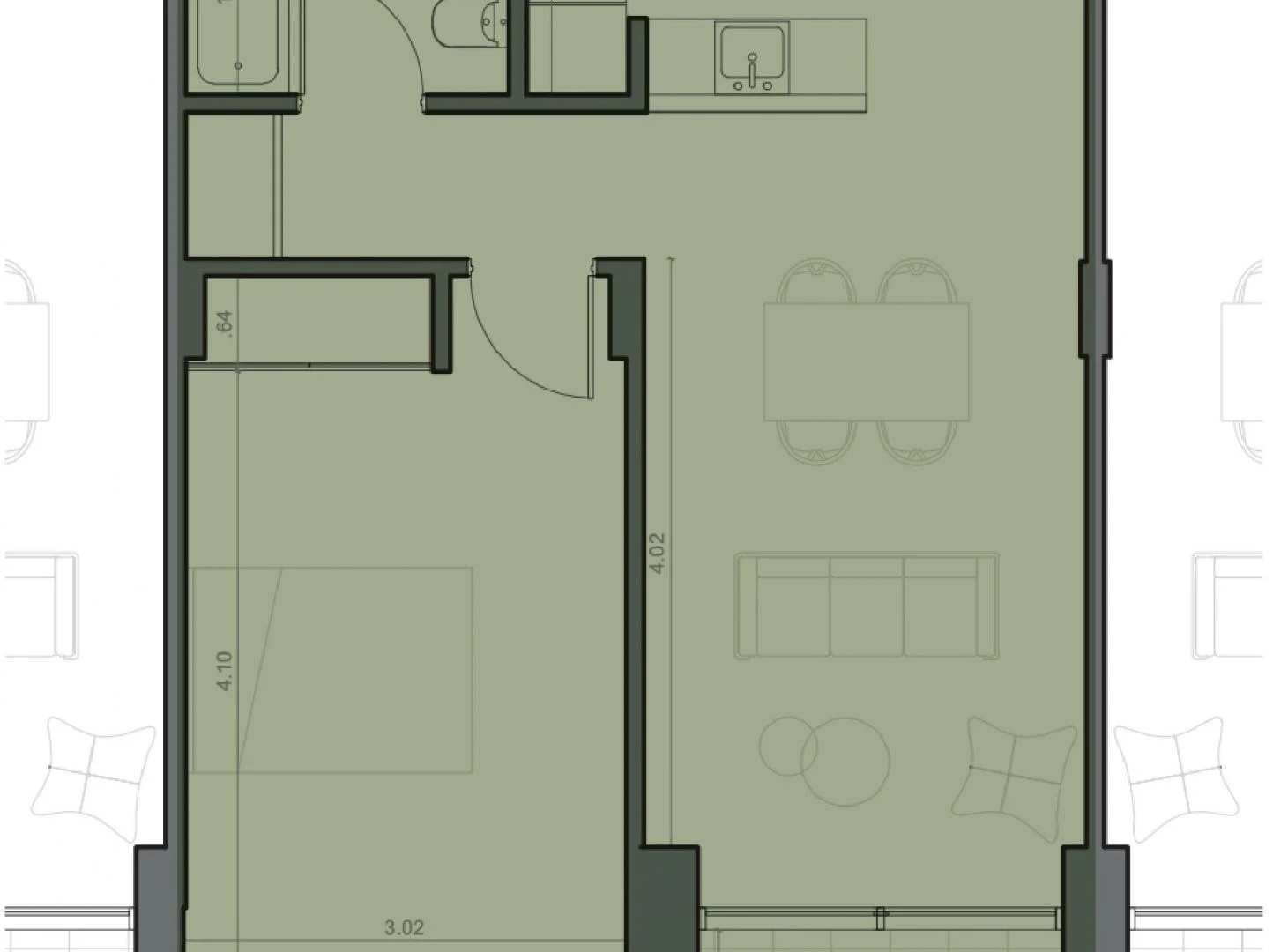 Venta Departamento de 56 m2 de 2 ambientes a Estrenar en Tigre Ideal para vivir o renta