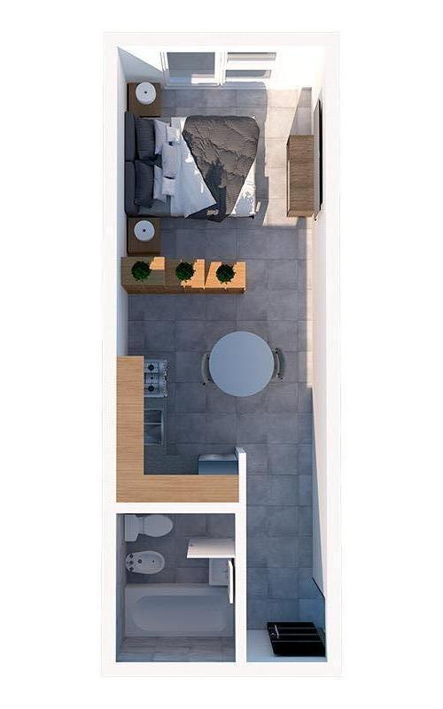 Departamento Monoambiente con ubicación estratégica