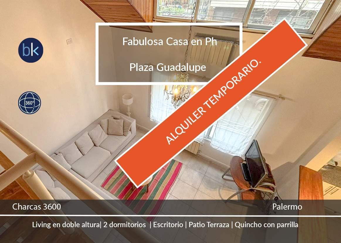 ALQUILER TEMPORARIO -  Casa en PH Plaza Guadalupe