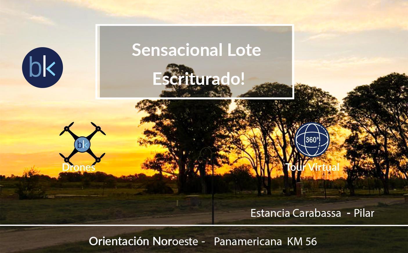 Venta lote Estancia Carabassa - 812 m2 - Escriturado!