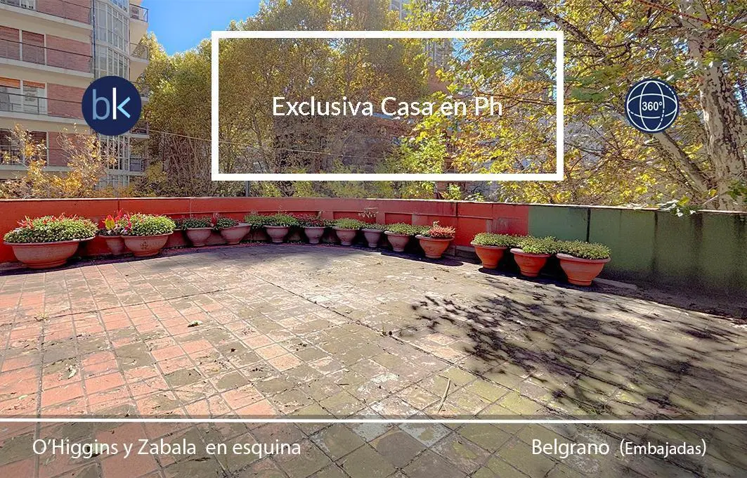 VENTA  Casa en PH  de 5 dorm.  Gran Terraza esquina.-   zona Embajadas 2