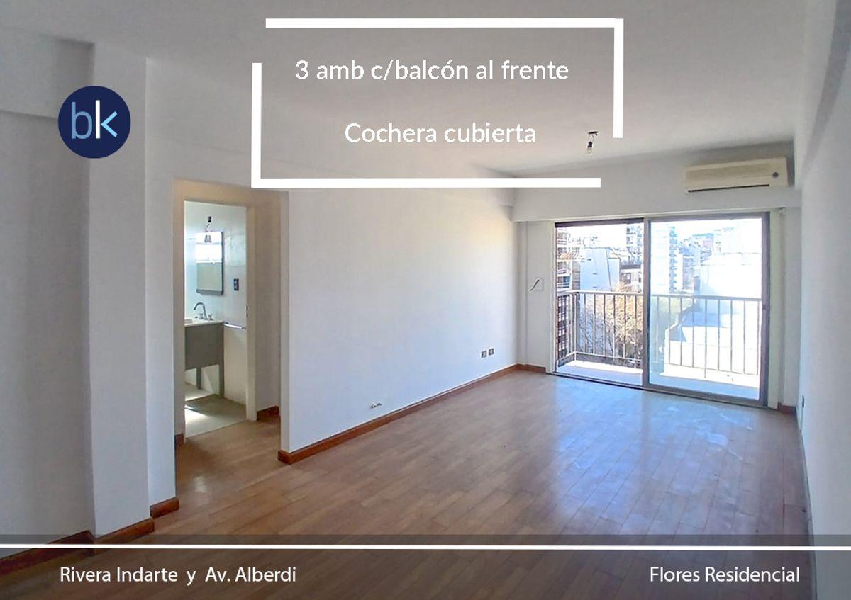 Foto de VENTA - DEPARTAMENTO DE 3 AMBIENTES C/ BALCON TODO AL FRENTE - COCHERA, imagen 2