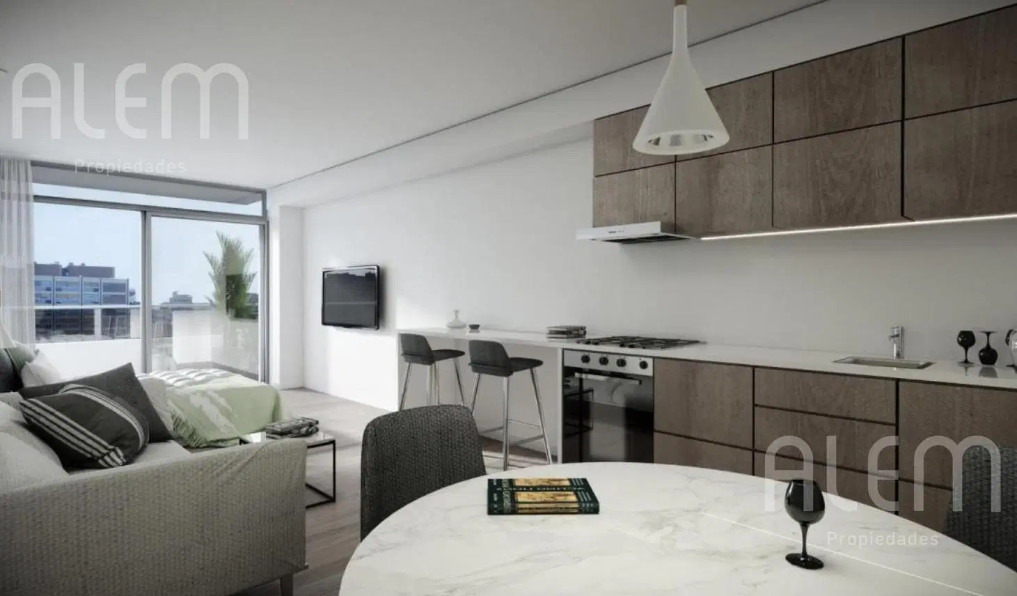 Venta monoambiente a estrenar en Belgrano 3