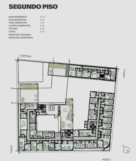 Foto de Departamento 2 ambientes en venta - Emprendimiento Mitte Zabala, imagen 1