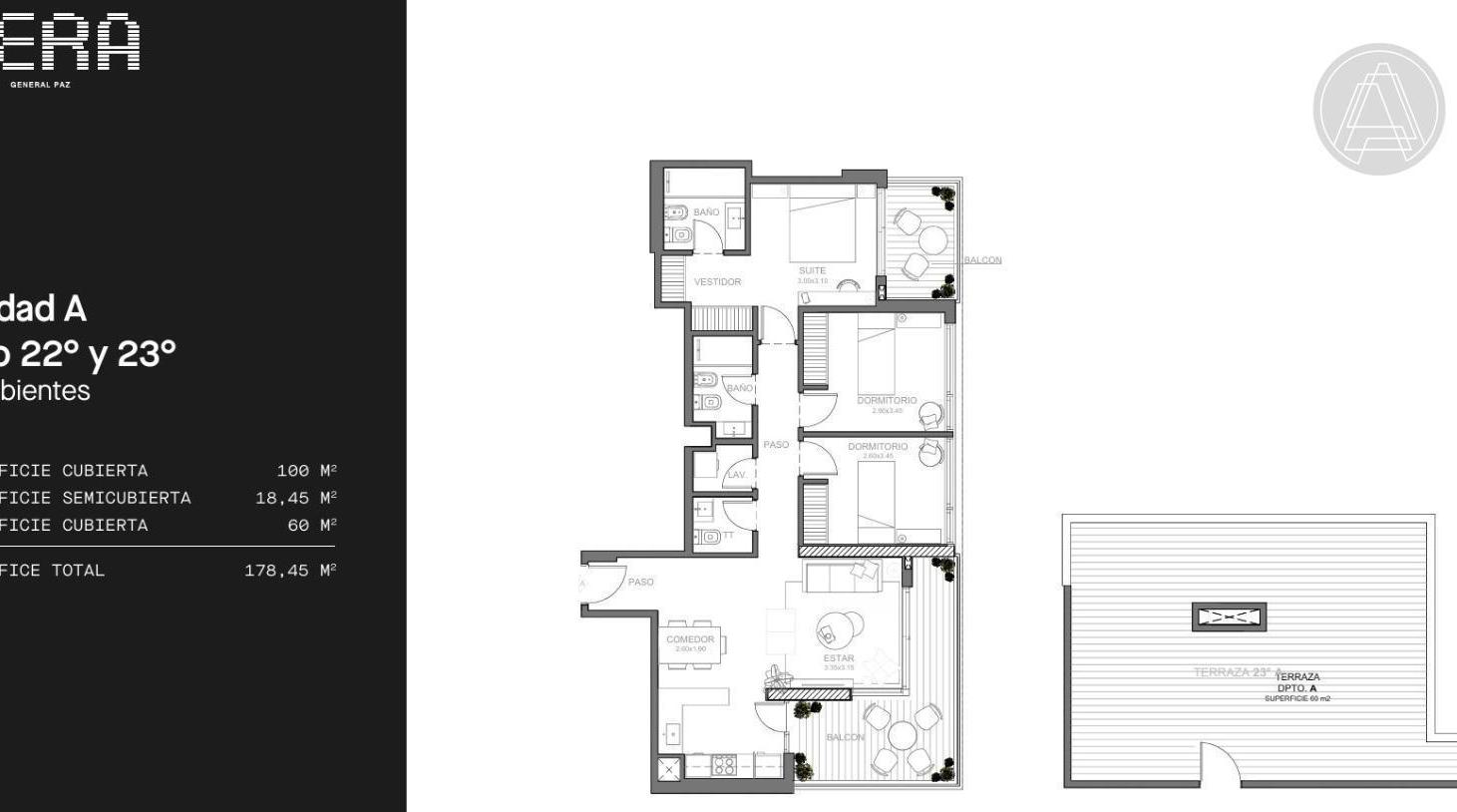 Foto de Departamento 2 ambientes en venta - Emprendimiento Aera General Paz, imagen 4