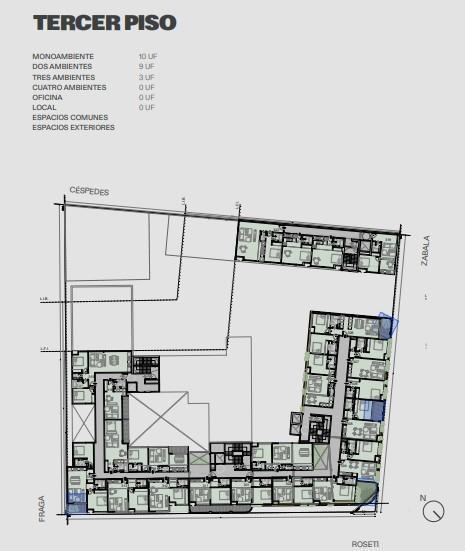 Foto de Departamento Monoambiente en venta - Emprendimiento Mitte Zabala, imagen 2