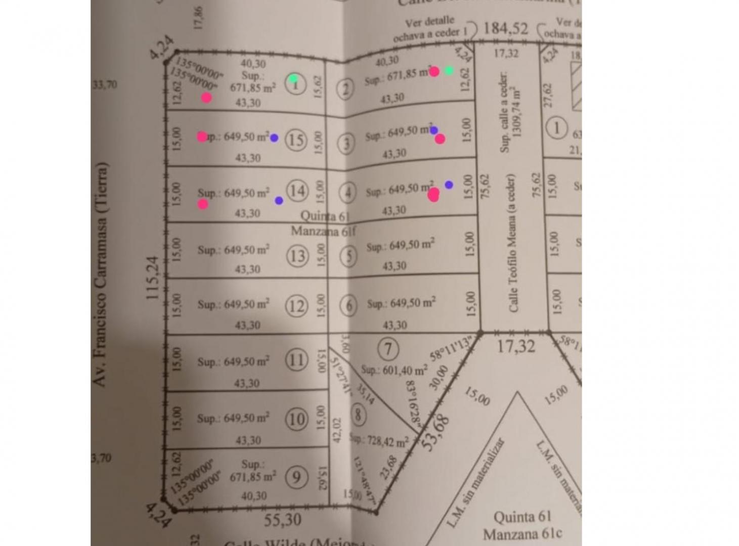 TERRENOS EN VENTA ZONA URBANA LAS FLORES -BP