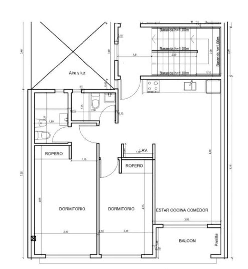 Foto de Venta 3 amb con 2 baños TERRAZA financiación 180 C, imagen 5