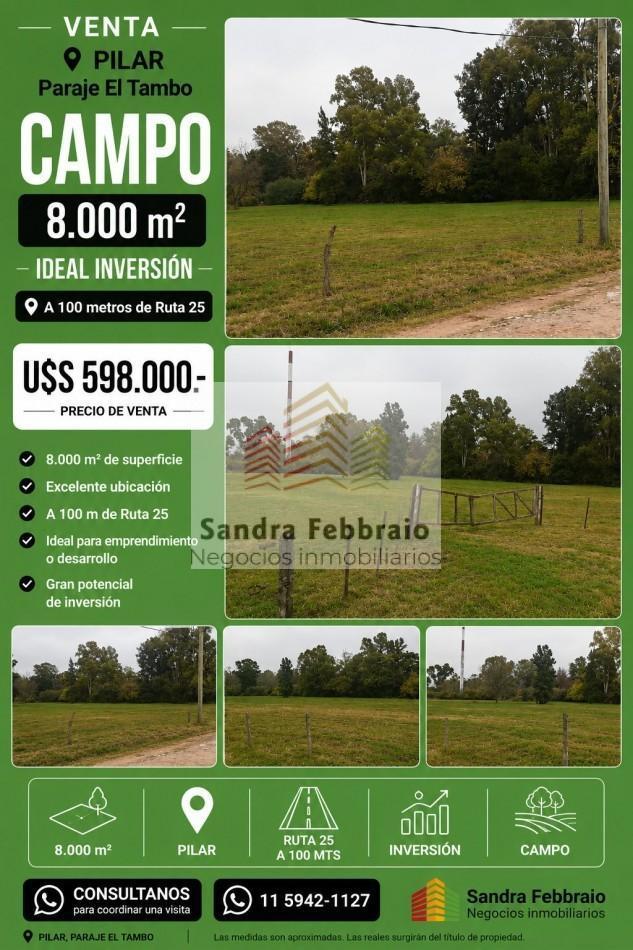 Foto de venta campo pilar ideal inversor, imagen 4