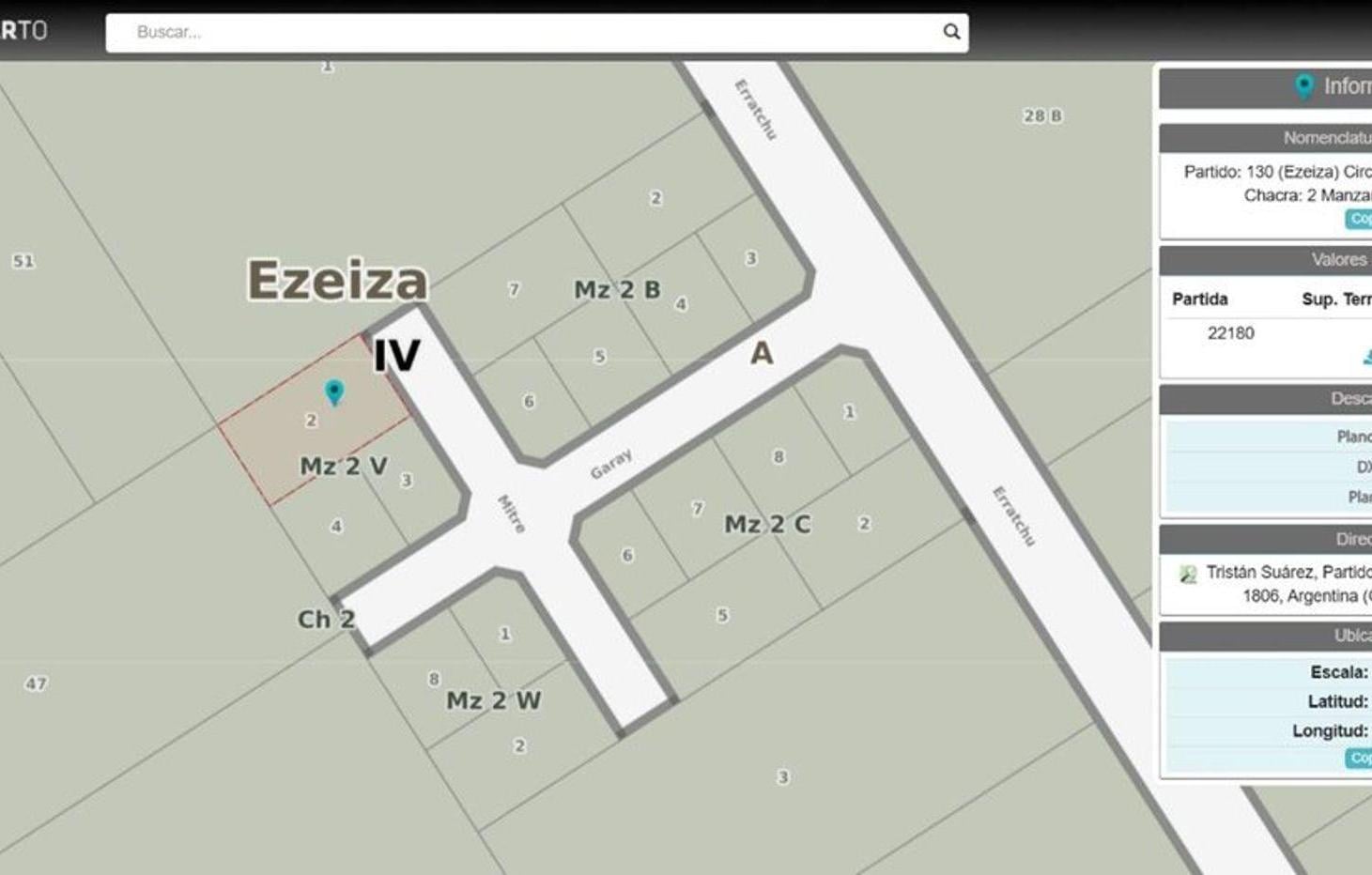 Foto de VENTA LOTE de 700 MTS2 EN EZEIZA TRISTAN SUAREZ, imagen 1