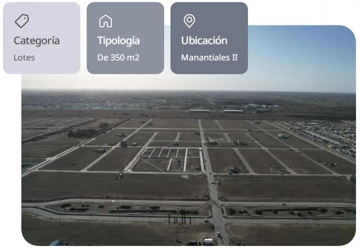 Lote venta 350m² 1
