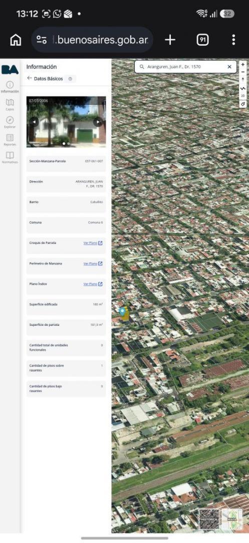 Foto de Venta de Lote de 181,9 m² en Caballito, imagen 2