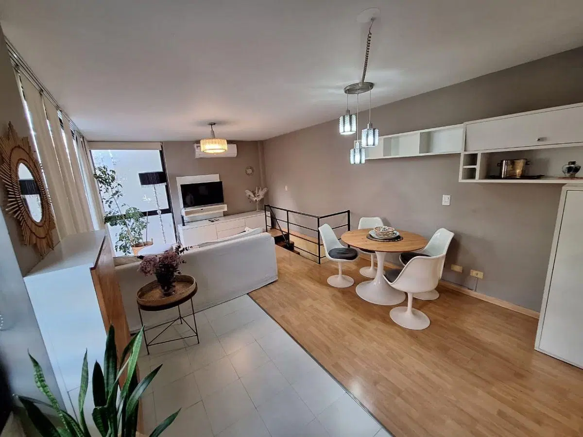 2 ambientes Duplex amoblado en palermo con diseño luminoso moderno 2