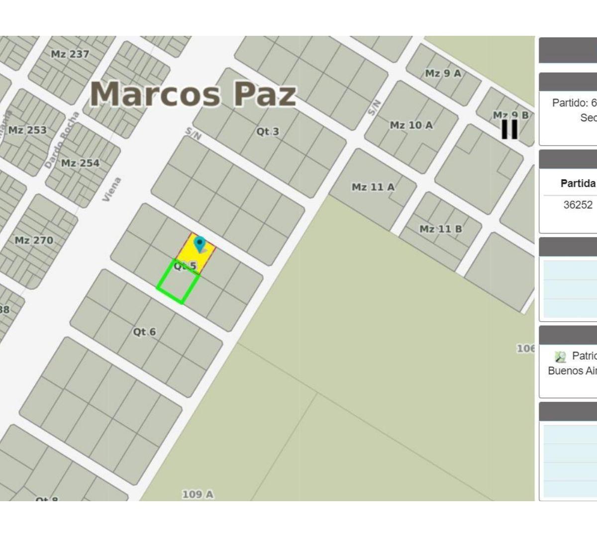 Lote Terreno Venta Marcos Paz 1