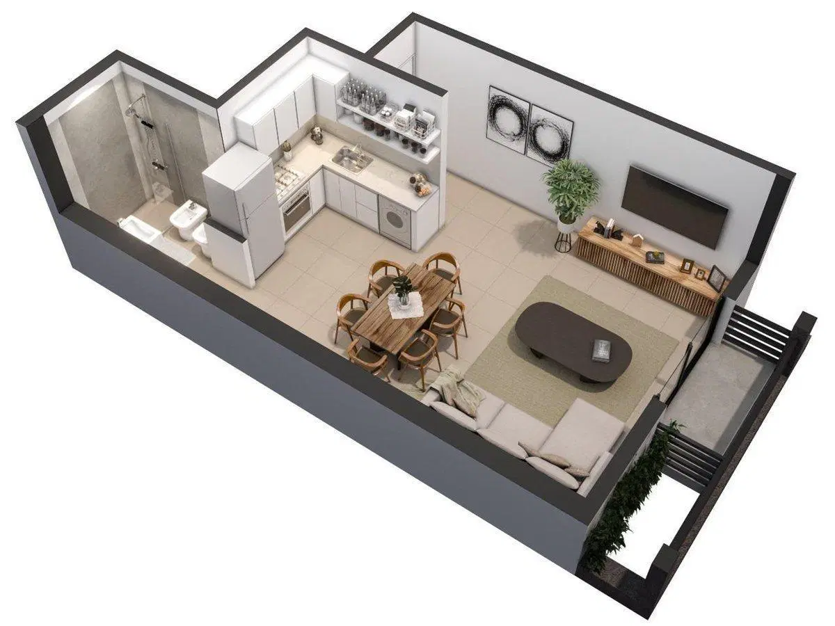 VENTA 2 AMBIENTES MORON FINANCIA 4