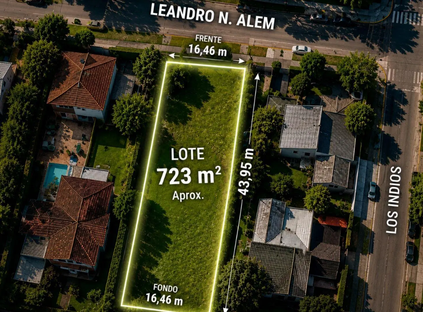 VENTA LOTE 723 m2 CASTELAR NORTE PERMUTA 3