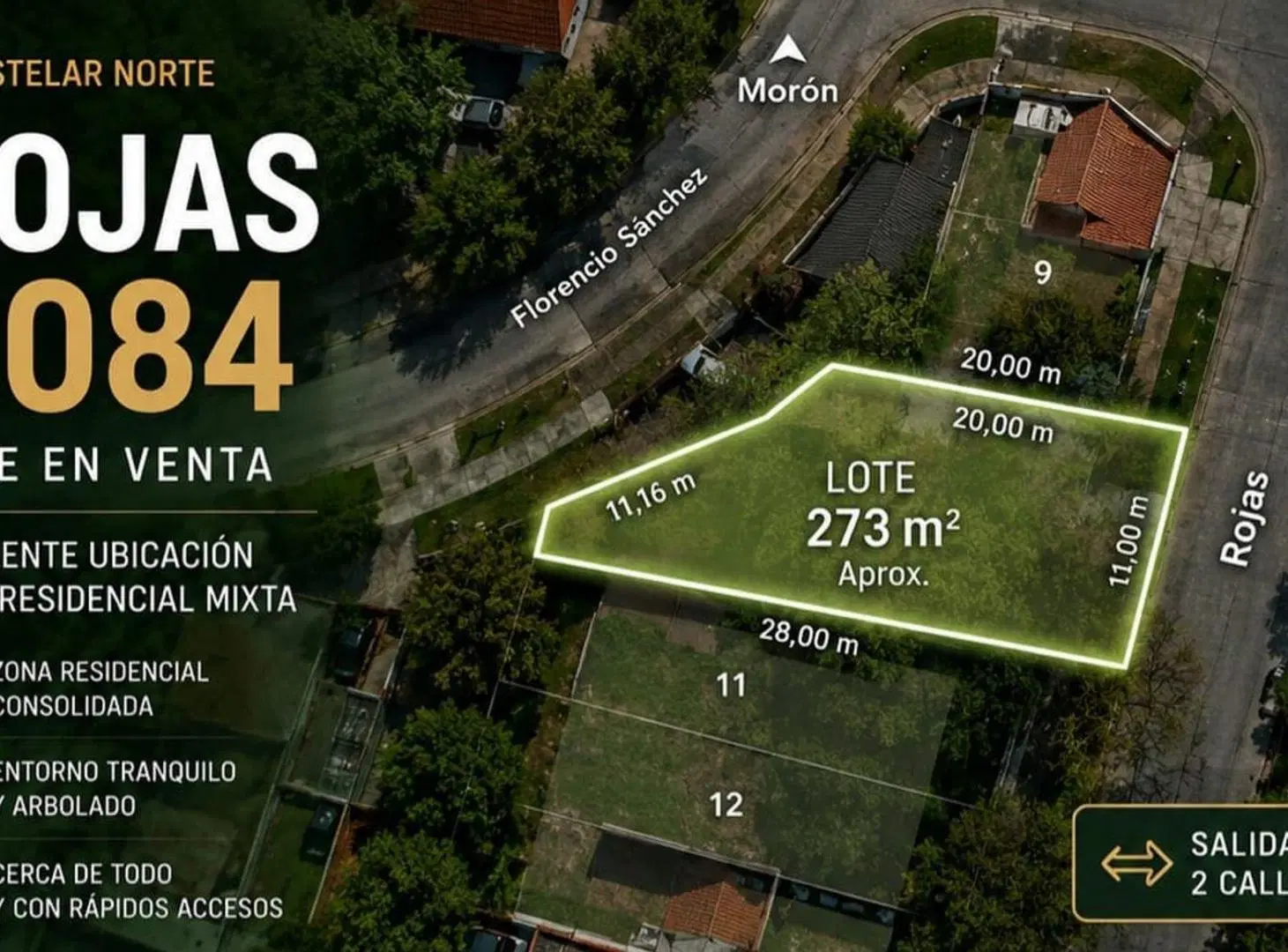 VENTA LOTE 10 x 20 CASTELAR NORTE 4