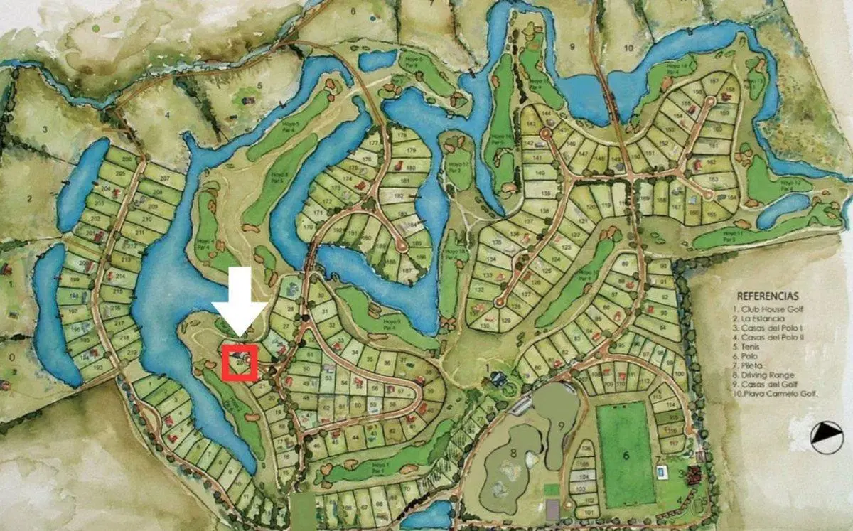 Venta terreno Carmelo Golf excelente orientación 2