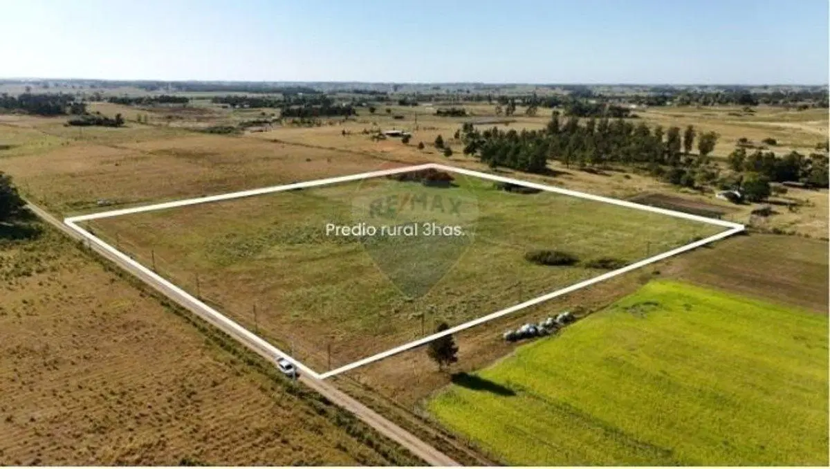 VENTA Chacra 3 has, Ruta 7, San Jacinto. 5
