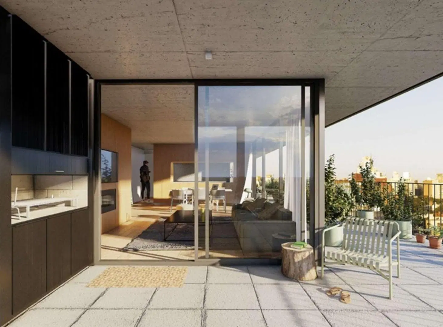 Uy Solano Patio 1 dormitorio en Punta Carretas 1