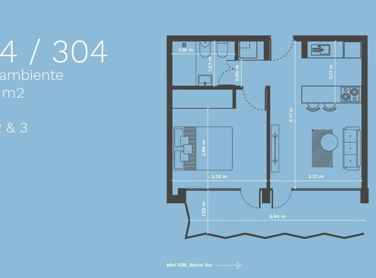 Venta apartamento Pozo de 1 dormitorio Barrio Sur 4