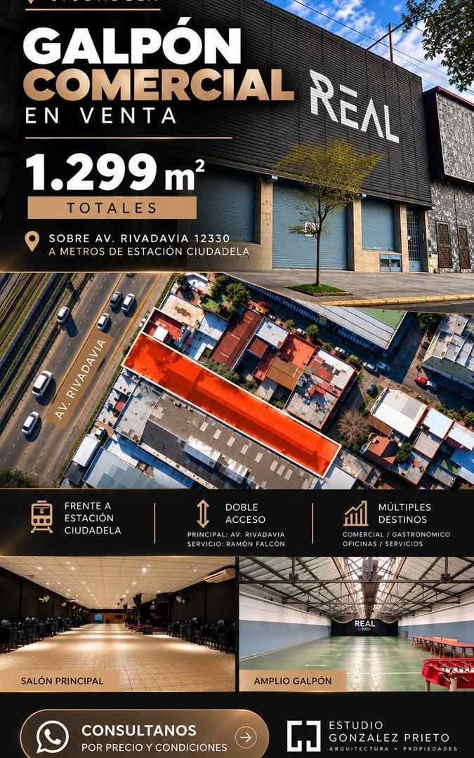 Foto de OPORTUNIDAD VENTA GALPON / DEPOSITO COMERCIAL DE 1299M2 -M2 ADICIONALES, imagen 1