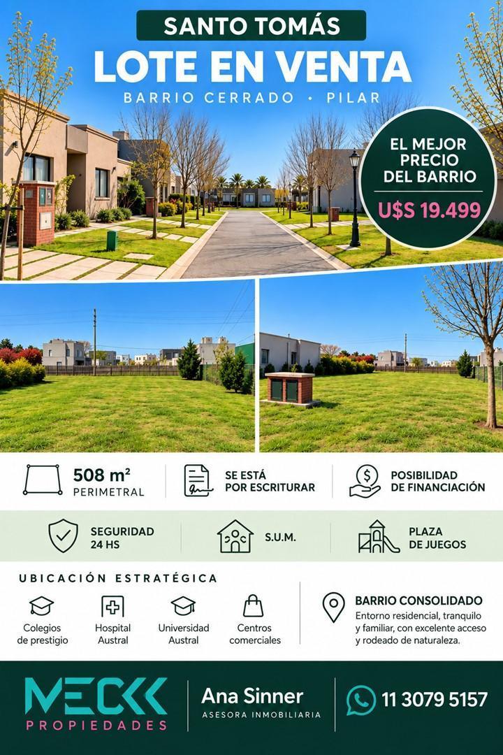 Foto de Terreno Lote en Venta en Santo Tomas, Derqui, Pilar, imagen 5