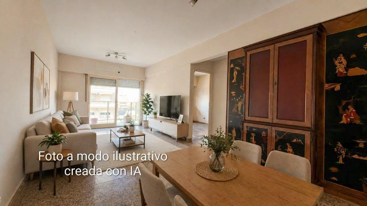 VENTA DPTO 3 AMB BALCON Y COCHERA - FLORES 4