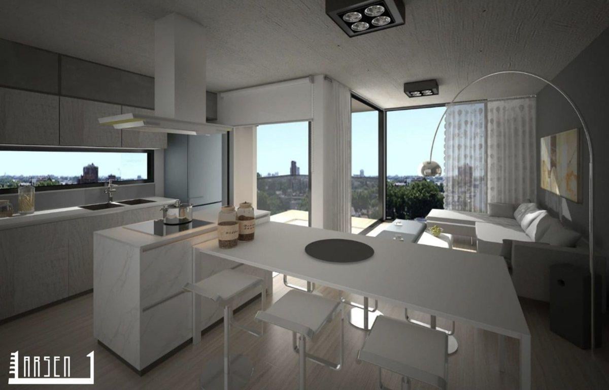 Venta 3 amb Saavedra. Balcón terraza. Entrega 2026