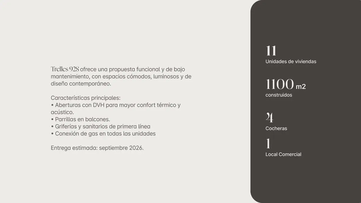 VENTA DEPTO 2 AMB PLAZA IRLANDA- ENTREGA  OCT 26 2