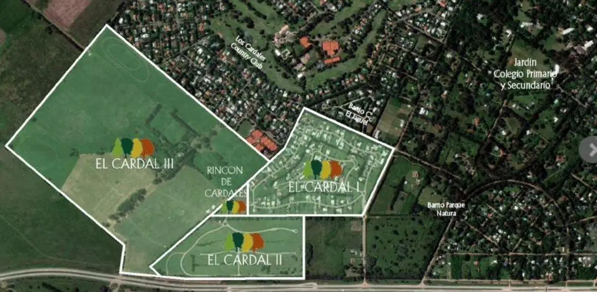 VENTA LOTE EN BARRIO CERRADO EL CARDAL II CAMPANA 5